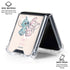 Disney Lilo and Stitch Stitch and Angel Galaxy Z Flip6 Clear Case